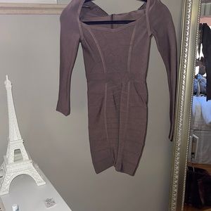 Grey bandage dress